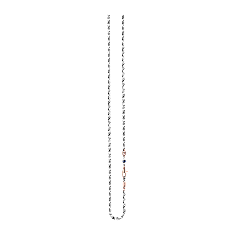 18kt White Gold Infinity Link Necklace
