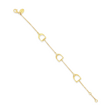 Staffe 18kt Yellow Gold Bracelet with Diamonds