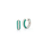 Enamel Diamond Earrings - Danielle B.
