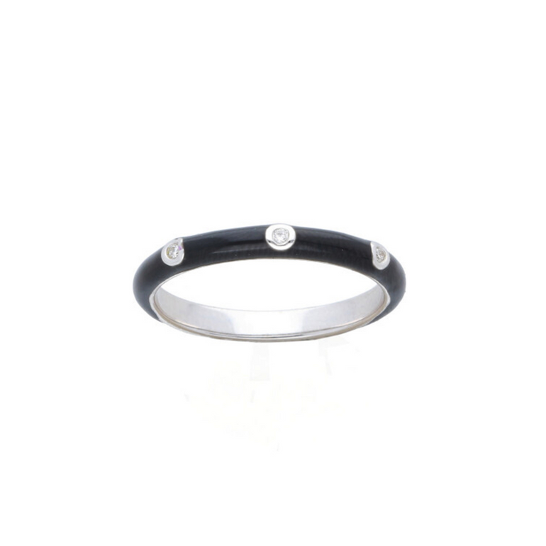 Enamel Diamond Ring - Danielle B.