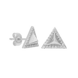Pyramid Diamond Earrings - Danielle B.