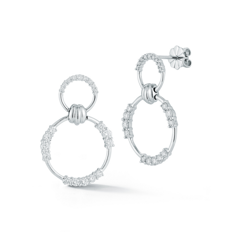 Circle Diamond Earrings - Danielle B.