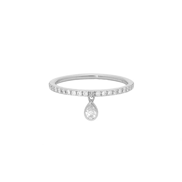 Pear Shape Diamond Ring - Danielle B.