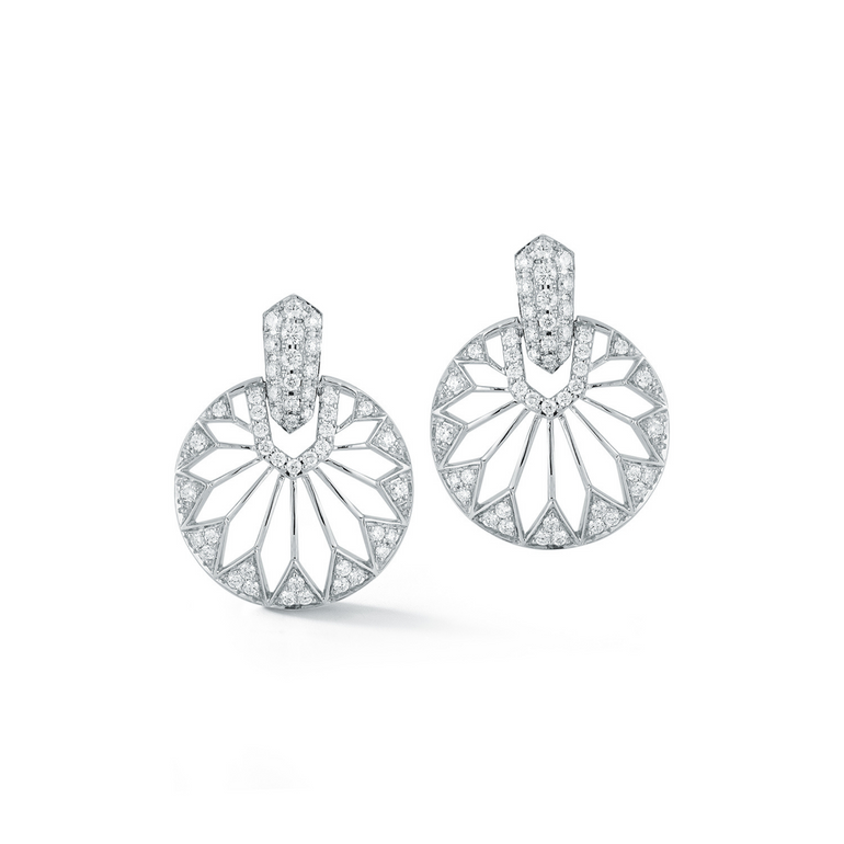 Sunburst Diamond Earrings - Danielle B.
