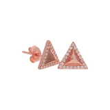 Pyramid Diamond Earrings - Danielle B.