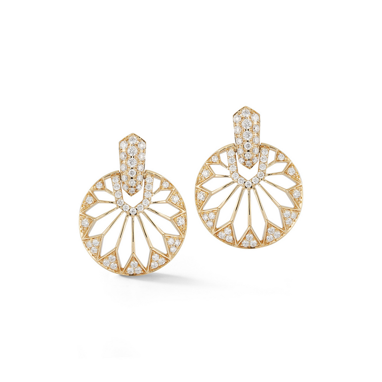 Sunburst Diamond Earrings - Danielle B.