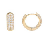 Diamond Huggie Earrings - Danielle B.