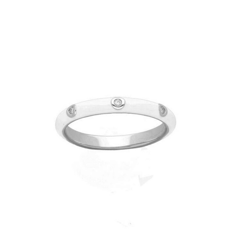 Enamel Diamond Ring - Danielle B.