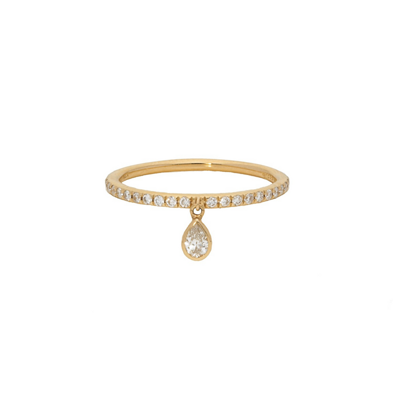 Pear Shape Diamond Ring - Danielle B.