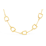 Staffe 18kt Yellow Gold Bracelet with Diamonds
