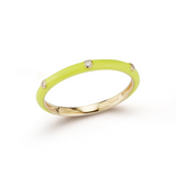 Enamel Diamond Ring - Danielle B.