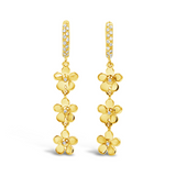 Minuette 18kt Gold Drop Earrings with Diamonds