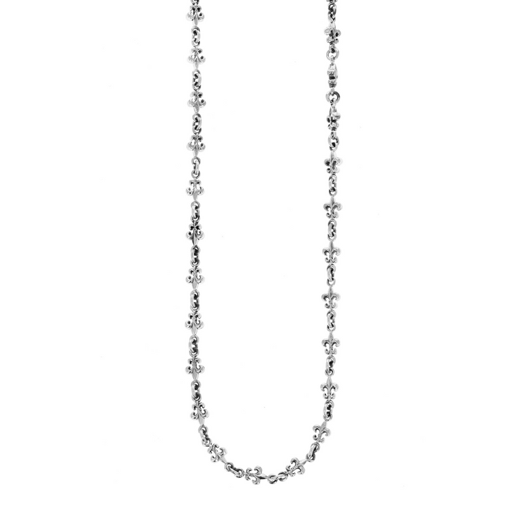 Small Fleur De Lis Chain Necklace - Danielle B.