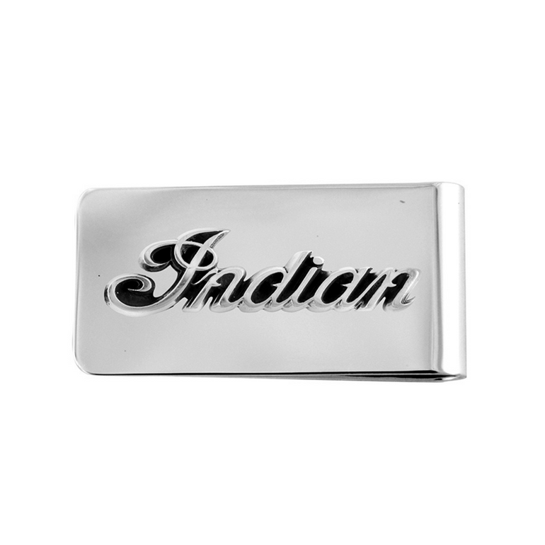 Indian Script Logo Money Clip - Danielle B.