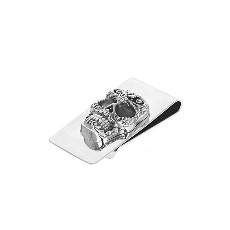 Skull Money Clip With Scroll Design - Danielle B.