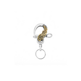 Key Fob Hook with Gold Alloy Wing Motif