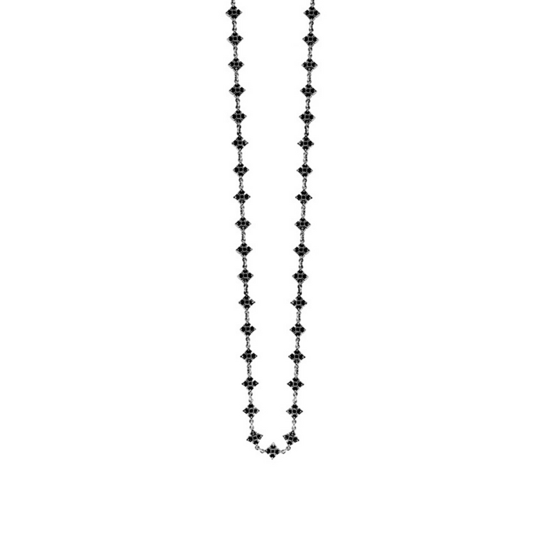 MB Cross Necklace with Black CZ - Danielle B.