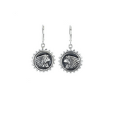 Indian Headdress Gear Earrings - Danielle B.