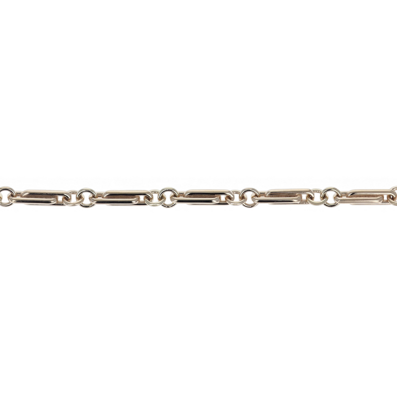 Small 10kt Gold Paperclip Bracelet