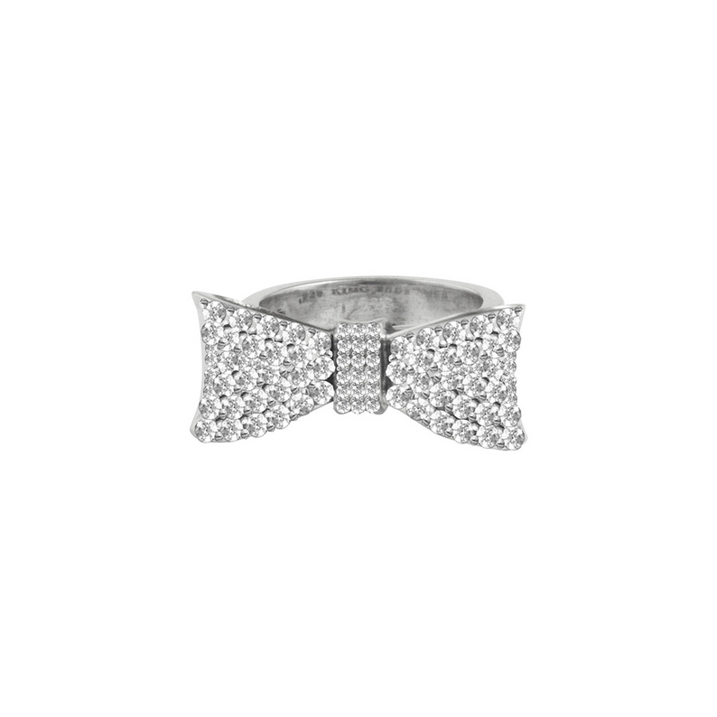 Baby Bow Ring Pave CZ - Danielle B.