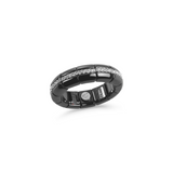 Pura Black Ceramic and Diamond Ring - Danielle B.