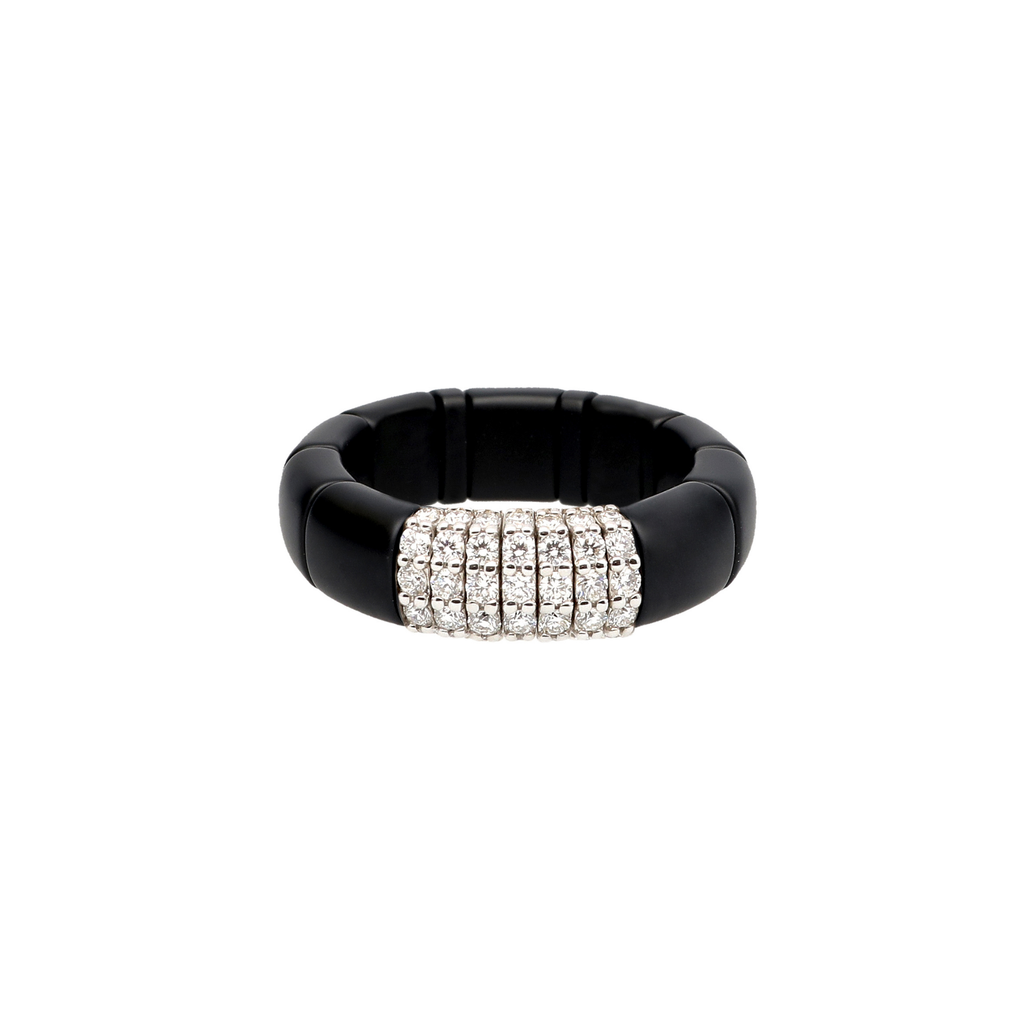 Pura Black Ceramic and Diamond Ring - Danielle B.