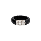 Pura Black Ceramic and Diamond Ring - Danielle B.