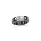 Pura Black Ceramic and Diamond Ring - Danielle B.