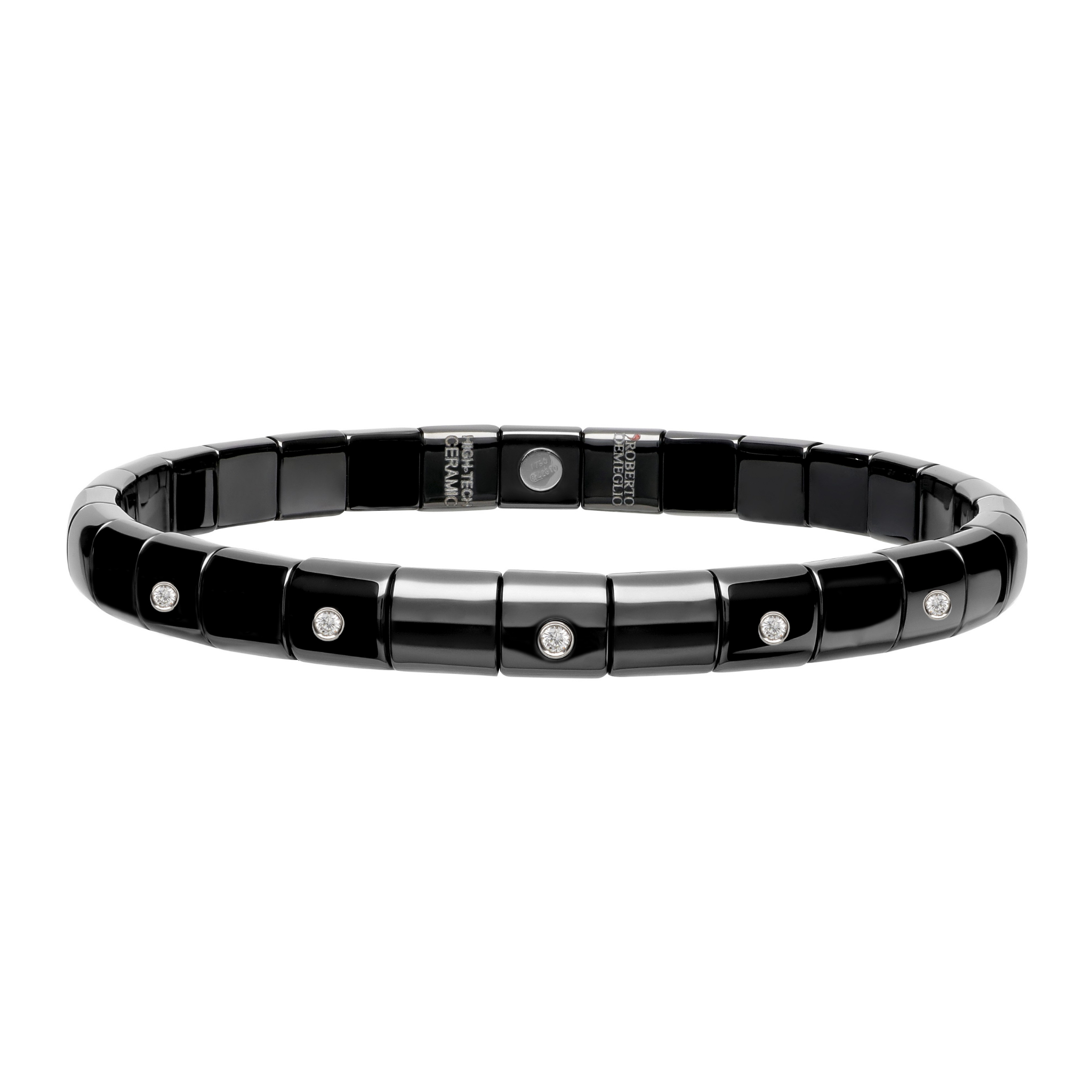 Pura Black Ceramic and Diamond Bracelet - Danielle B.