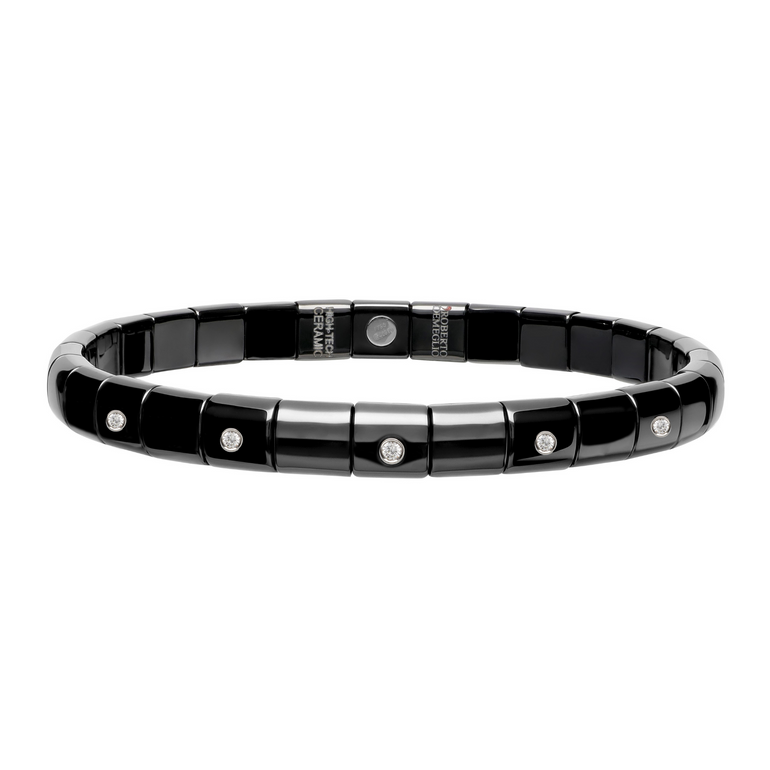 Pura Black Ceramic and Diamond Bracelet - Danielle B.