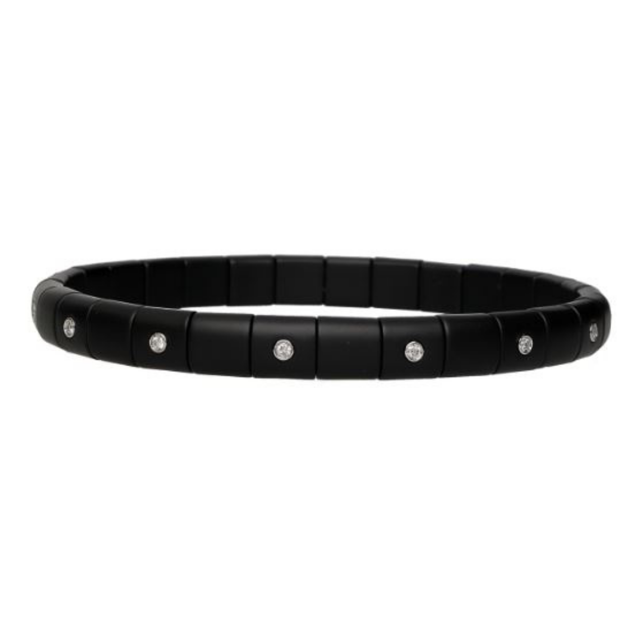 Pura Black Ceramic and Diamond Bracelet - Danielle B.