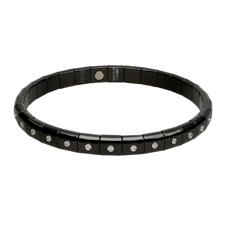 Pura Black Ceramic and Diamond Bracelet - Danielle B.