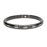 Pura Black Ceramic and Diamond Bracelet