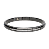 Pura Black Ceramic and Diamond Bracelet