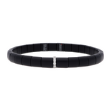 Pura Black Ceramic and Diamond Bracelet