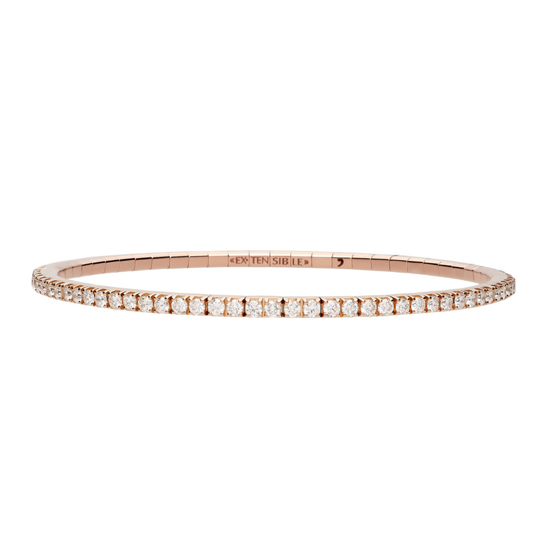 Stretch Diamond Tennis Bracelet - Danielle B.