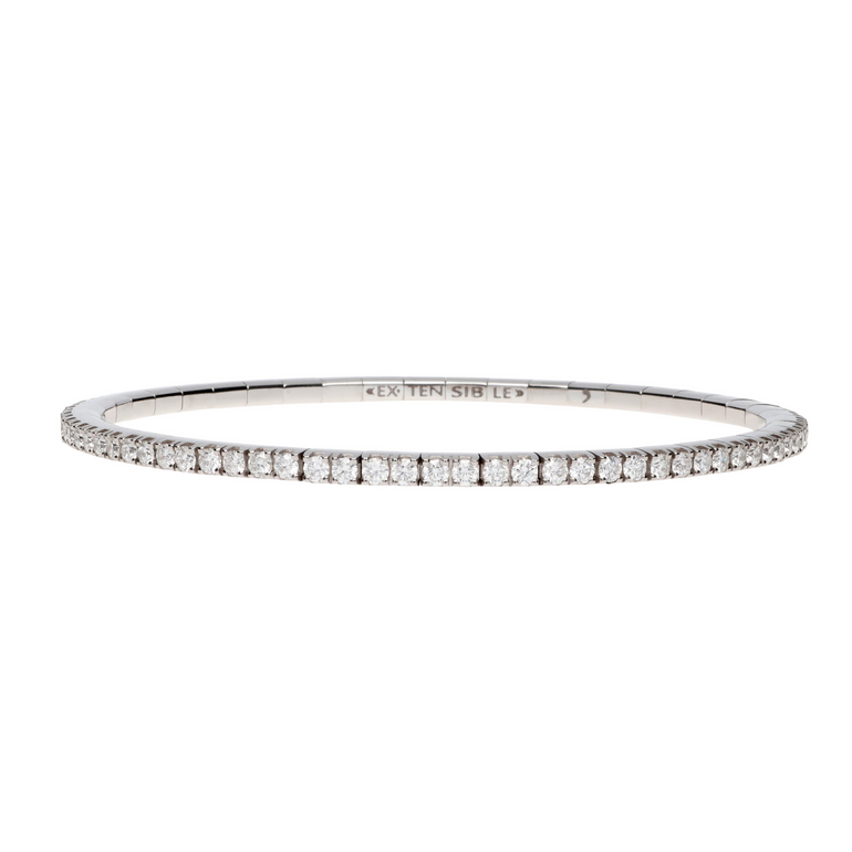 Stretch Diamond Tennis Bracelet - Danielle B.