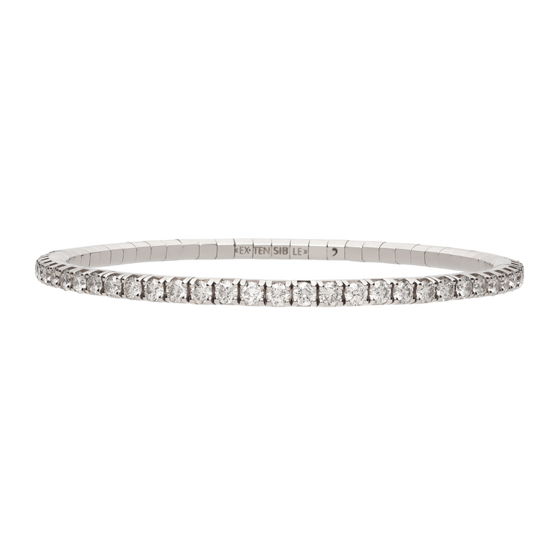 Stretch Diamond Tennis Bracelet - Danielle B.