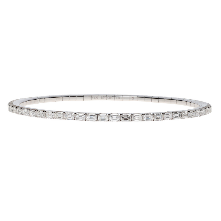 Stretch Diamond Tennis Bracelet - Danielle B.