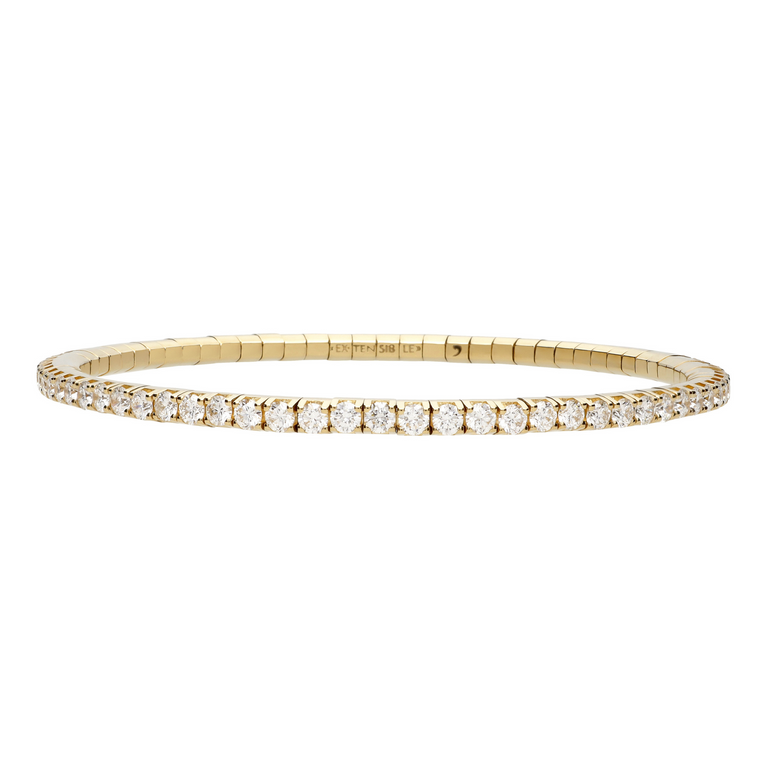 Stretch Diamond Tennis Bracelet - Danielle B.