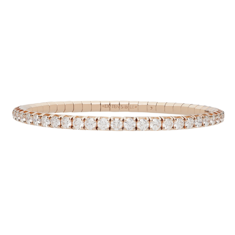 Stretch Diamond Tennis Bracelet - Danielle B.