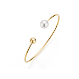 Freshwater Pearl and Gold Bracelet
