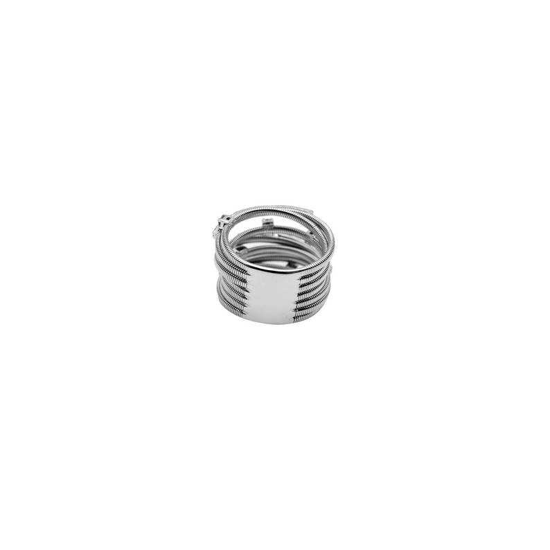 Cable Crossover Diamond Ring - Danielle B.