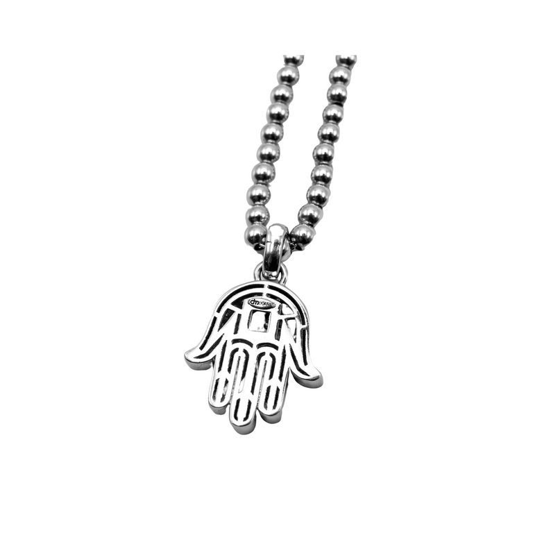 Hamsa Pendant with Diamonds