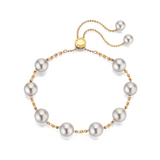 Akoya Pearl and Gold Bracelet