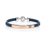 Rose Gold and Stainless Steel Bracelet with Diamonds