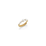 Akoya Pearl and Gold Ring