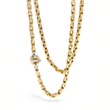 Gold Necklace with Diamond