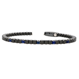 Dado Black Ceramic and Blue Sapphire Bracelet - Danielle B.