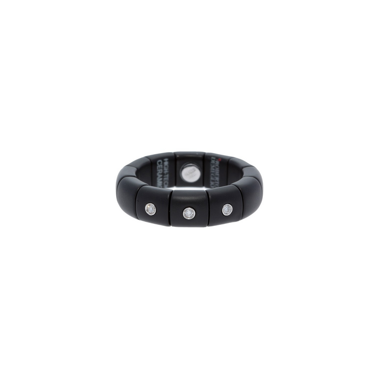Pura Black Ceramic and Diamond Ring - Danielle B.